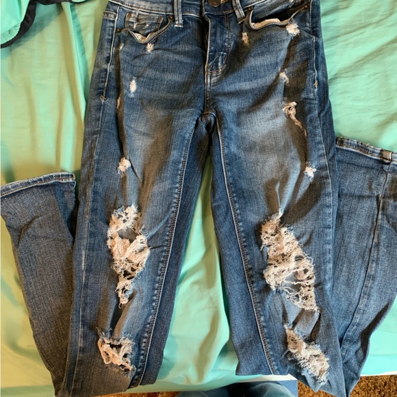 Ripped Skinny Jeans - Picture 1 of 2